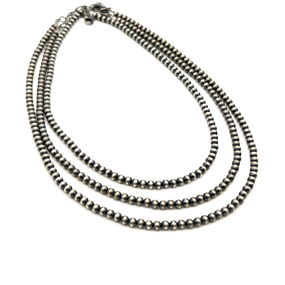 Navajo Pearls Sterling Silver Necklace