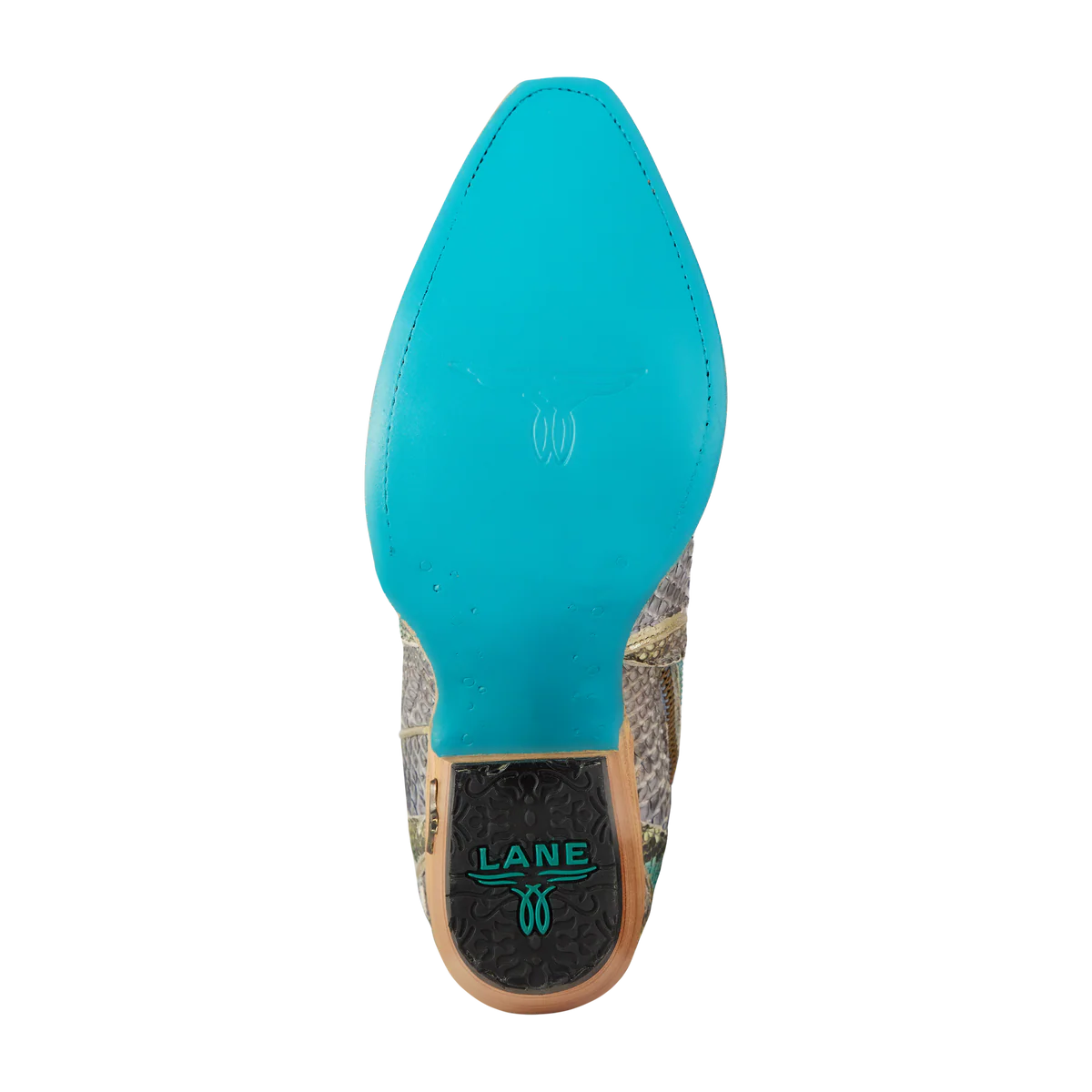 VICKSON EXOTIC BOOTIE - BLUE WATERCOLOR