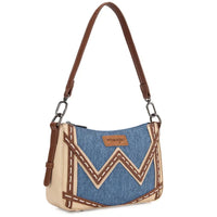 Wrangler Western Chevron Contrast Stitch Saddle Bag