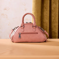 Montana West Tooled Floral Fringe Dome Satchel Bag