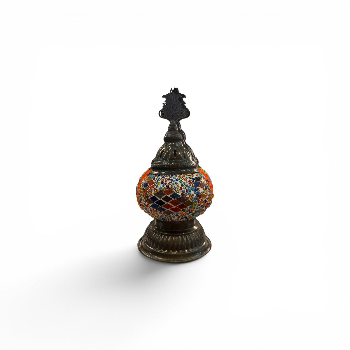 3” Turkish Table Lamp Multicolor