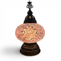 7” Turkish Table Lamp Pink