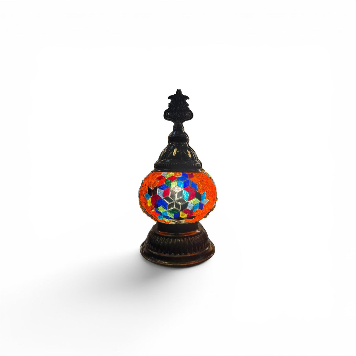 3” Turkish Table Lamp Multicolor