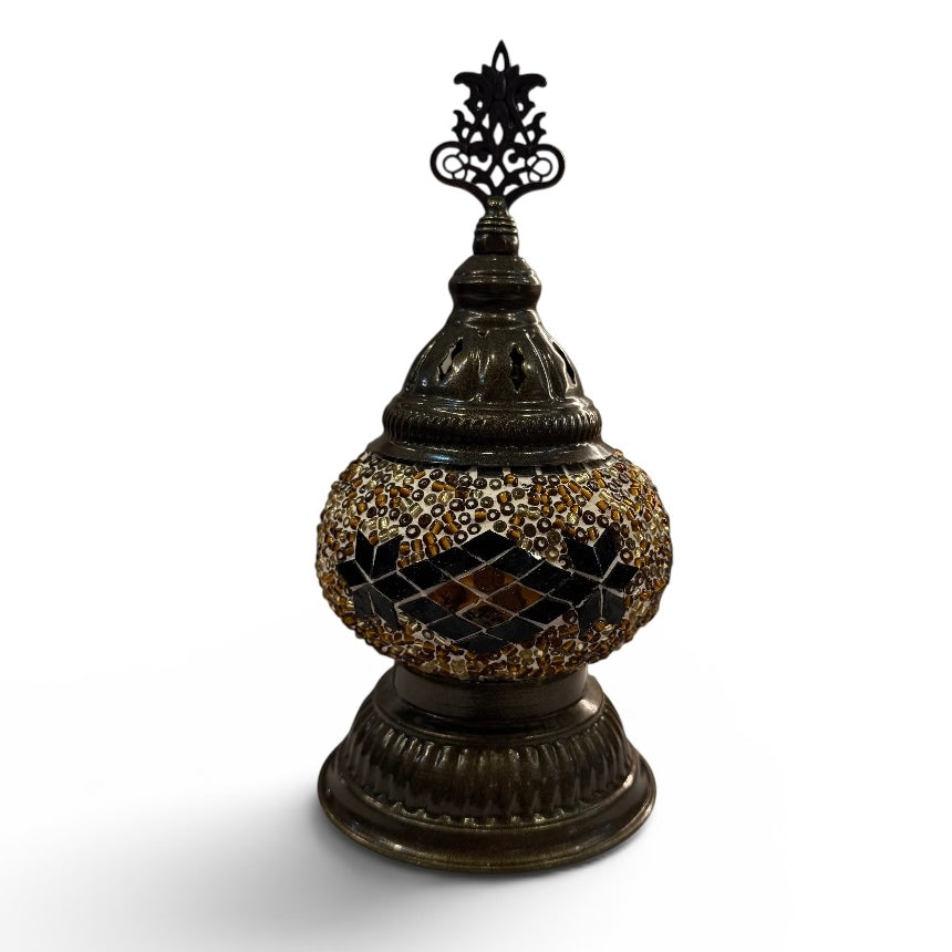 3” Turkish Table Lamp Brown