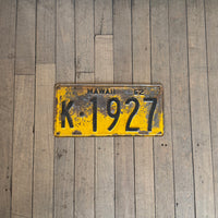 Hawaii License Plate