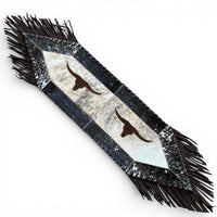 Small Cowhide Table Runners - Longhorn