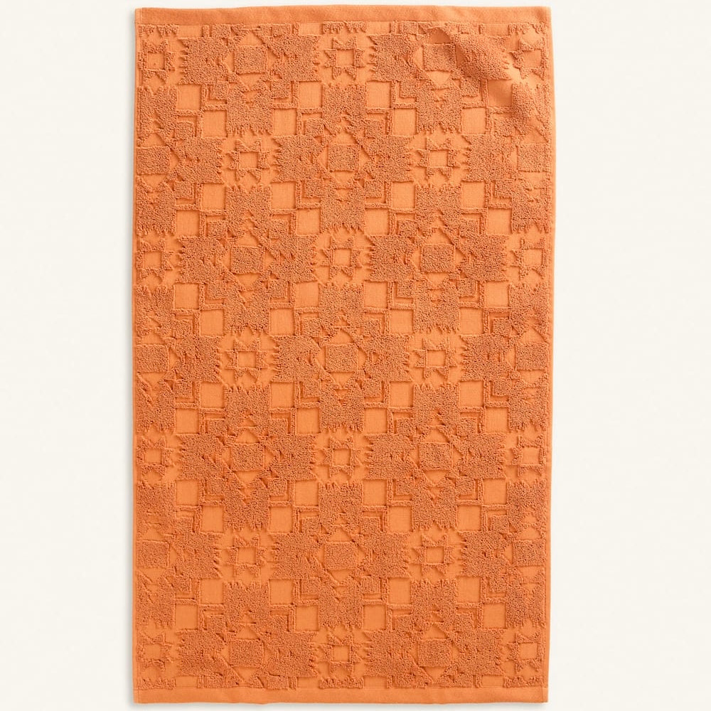 Pendleton Sculpted 3 Piece Towel Set - Persimmon