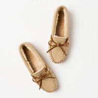 Women's Pile Lined Softsole Minnetonka Moccasins