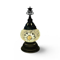 3” White Turkish Table Lamp