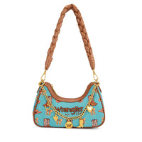 Wrangler Rodeo Icons Braided Handle Shoulder Bag