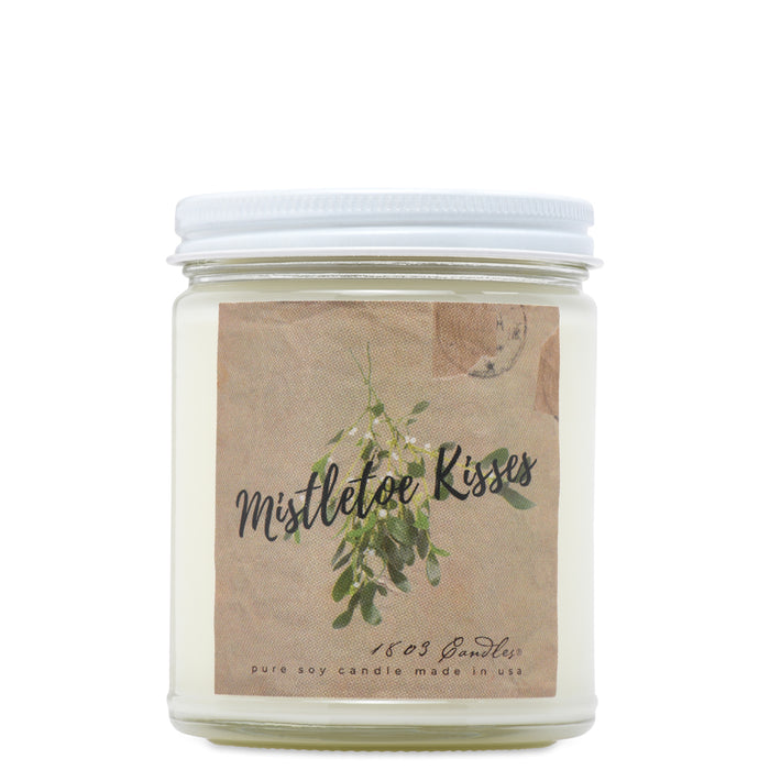 Limited Edition Mistletoe Kisses 9oz Soy Candle