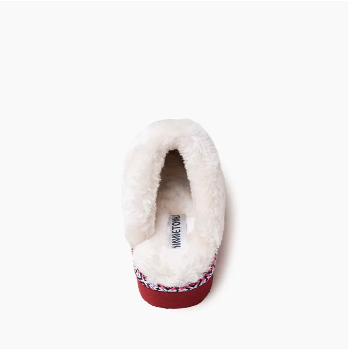 Women’s Cerise Minnetonka Slipper