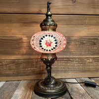 Handmade Half a Heart Turkish Lamps - Purple
