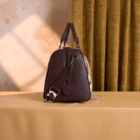 Wrangler Cow Print Fringe Duffle Crossbody