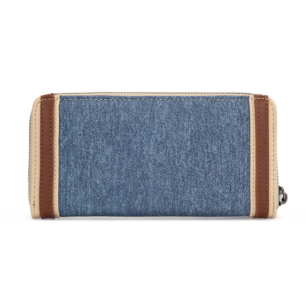 Wrangler Chevron Contrast Stitch RFID Wallet