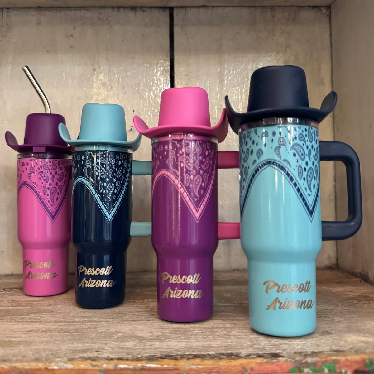Prescott Bandana/Cowboy Hat 4.5oz Tumbler