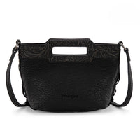 Genuine Cowhide Top Handle Fringe Crossbody