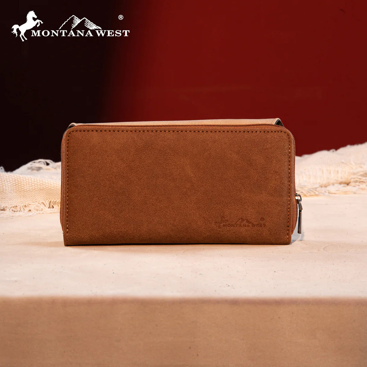 Montana West Embroidered Collection Long Wallet