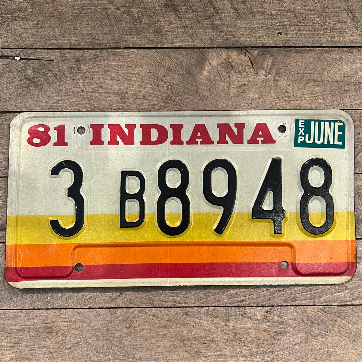 Indiana License Plates