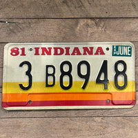 Indiana License Plates