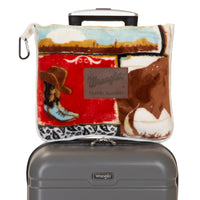 Wrangler Plush Travel Blanket