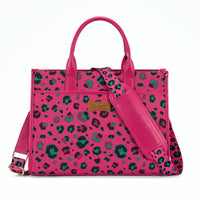 Wrangler Leopard Print Canvas Oversized Tote