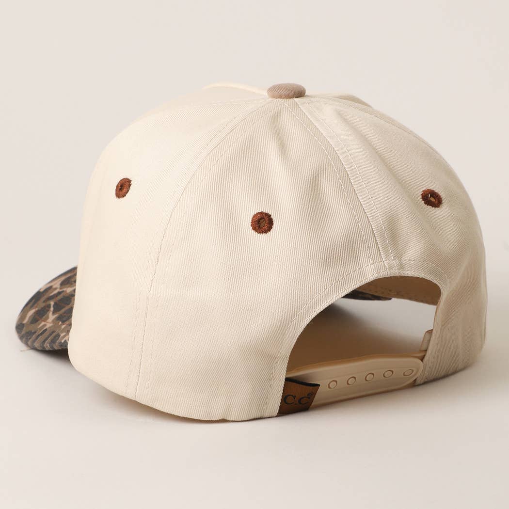 LITERALLY JUST A COWGIRL Leopard Trucker Hat: LEOPARD-BROWN / One Size