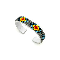 Thin Navajo Made Beaded Bracelet