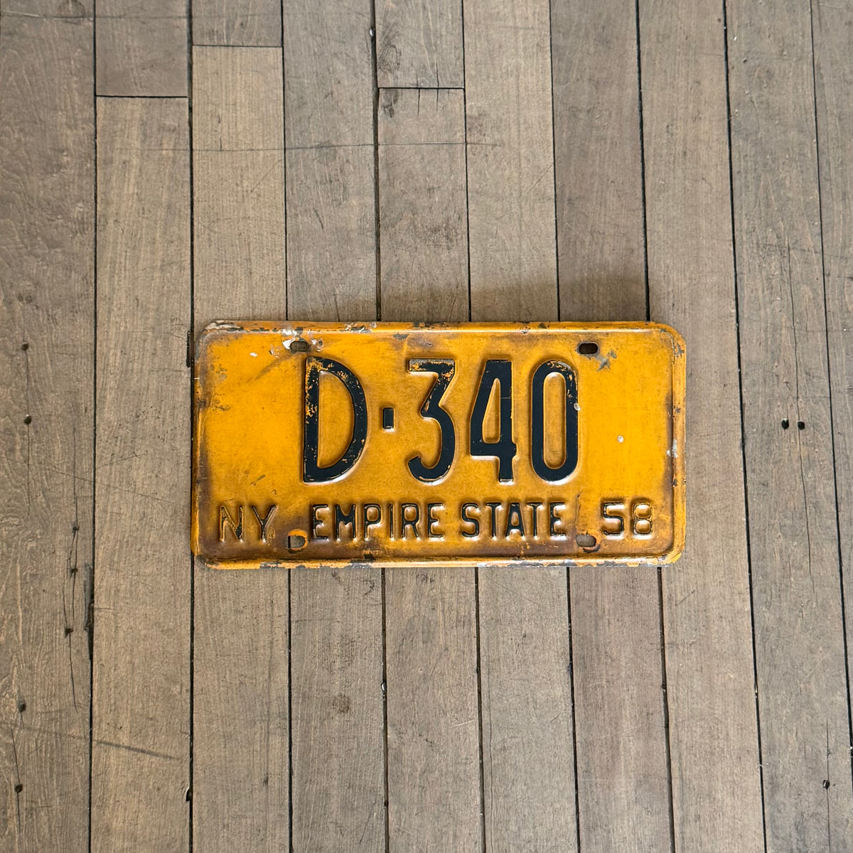 New York Empire State License Plate