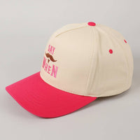 Say When  Mustache Tombstone Two-Tone Trucker Hat: ONE SIZE