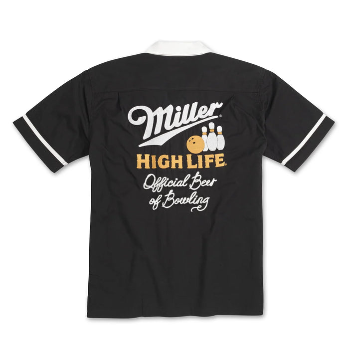 Lebowski Button Up Short Sleeve Shirt - Miller High Life