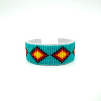 Thick Navajo Made Beaded Bracelet
