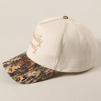 Howdy Honey Embroidery Camo Two-Tone Trucker Hat: CAMO-BEIGE / ONE SIZE