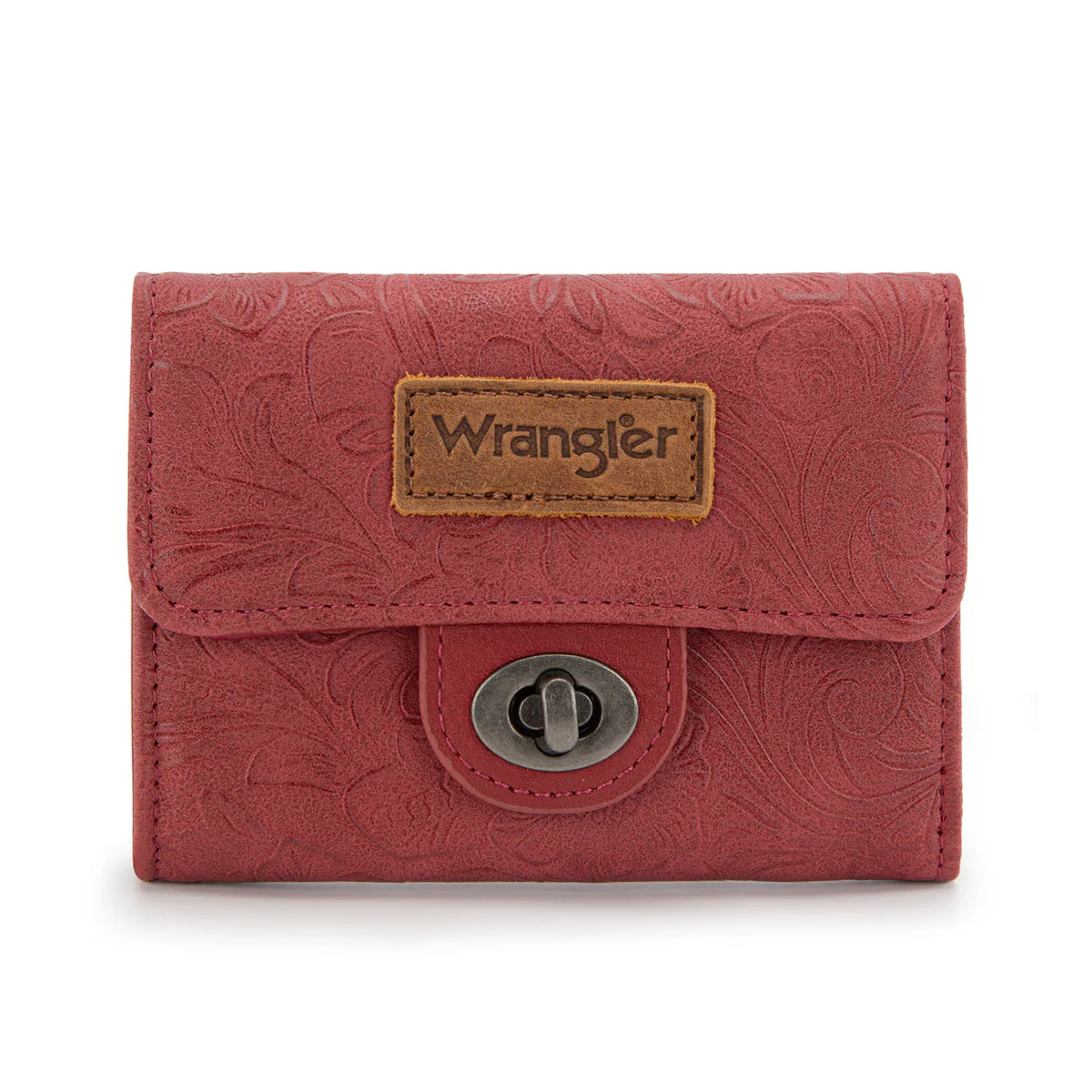 Wrangler Floral Embossed Trifold Wallet