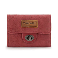 Wrangler Floral Embossed Trifold Wallet