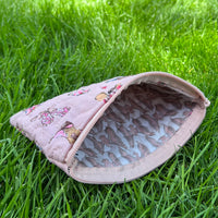 Thunderbird Boots Small Makeup Bag - Rose