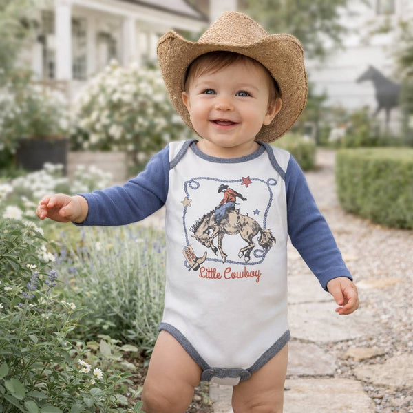 Little Cowboy Baby Bodysuit