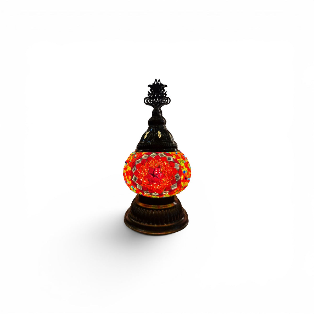 3” Turkish Table Lamp Multicolor