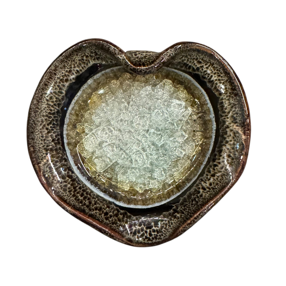 Handmade Mini Heart Glass Dish