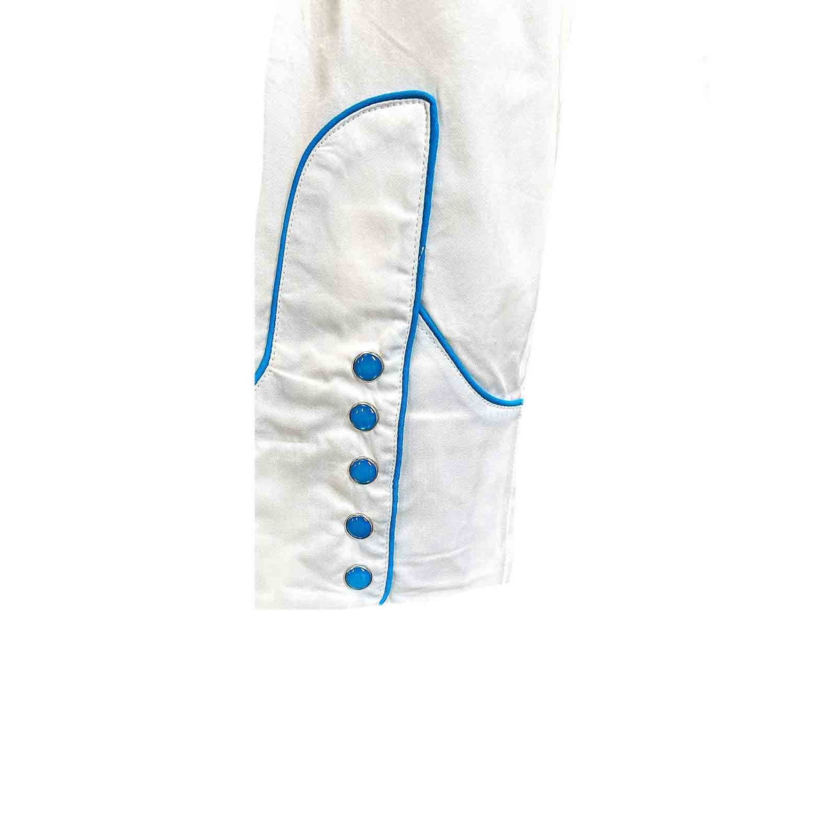 Women’s Ivory Boho Serape Western Rockmount Shirt