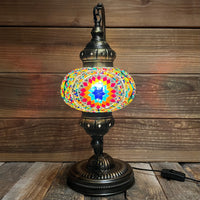 Handmade Half a Heart Turkish Lamps - Multicolored