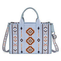 Montana West Aztec Print Crossbody Tote