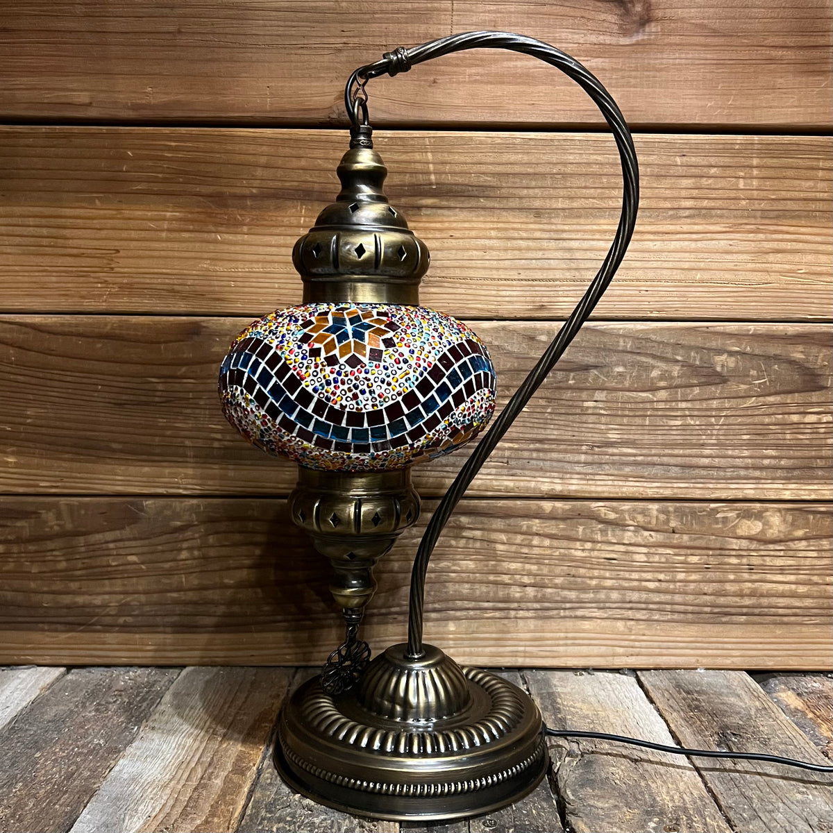 Handmade Half a Heart Turkish Lamps - Multicolored