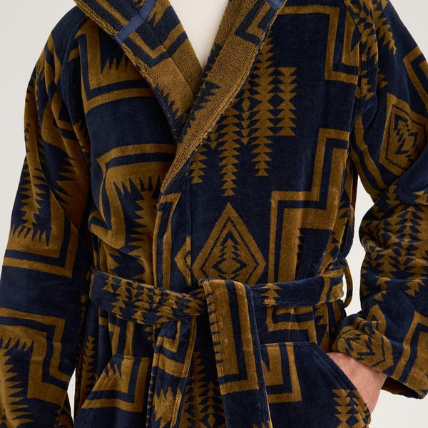 PENDLETON UNISEX HARDING COTTON TERRY VELOUR ROBE