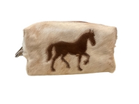Cowhide Cosmetic Bag