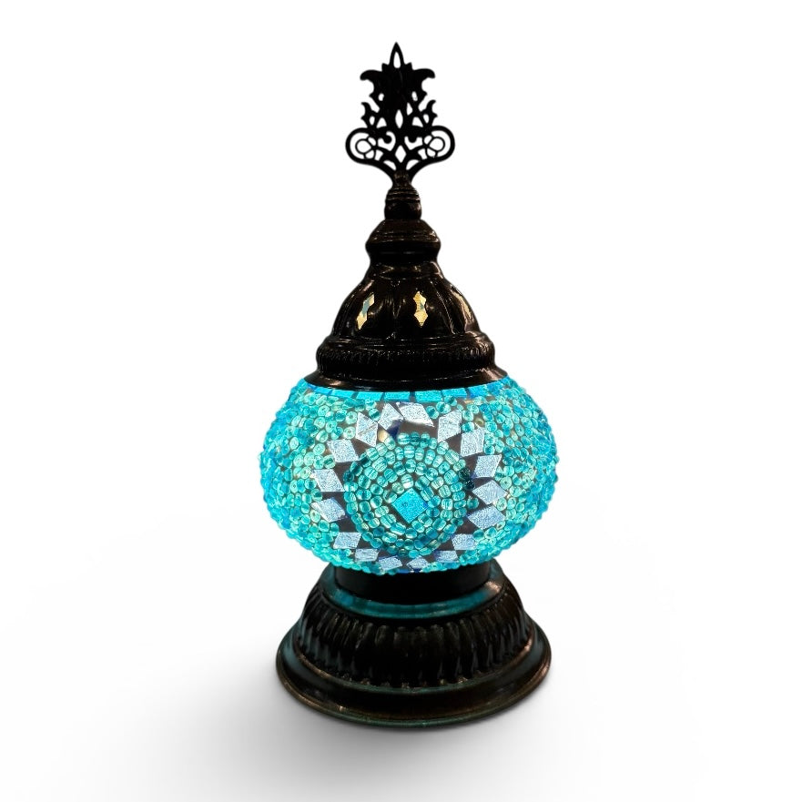 3” Turkish Table Lamp Turquoise
