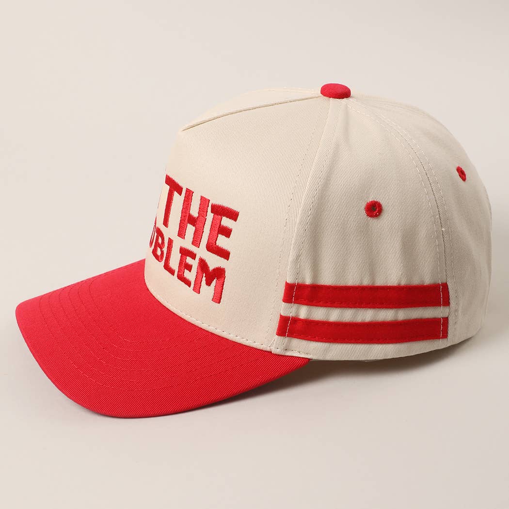 I'm The Problem Cotton Two Stripes Trucker Hat