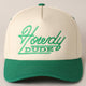 Howdy Dude Embroidery Two Tone Baseball Cap: One Size
