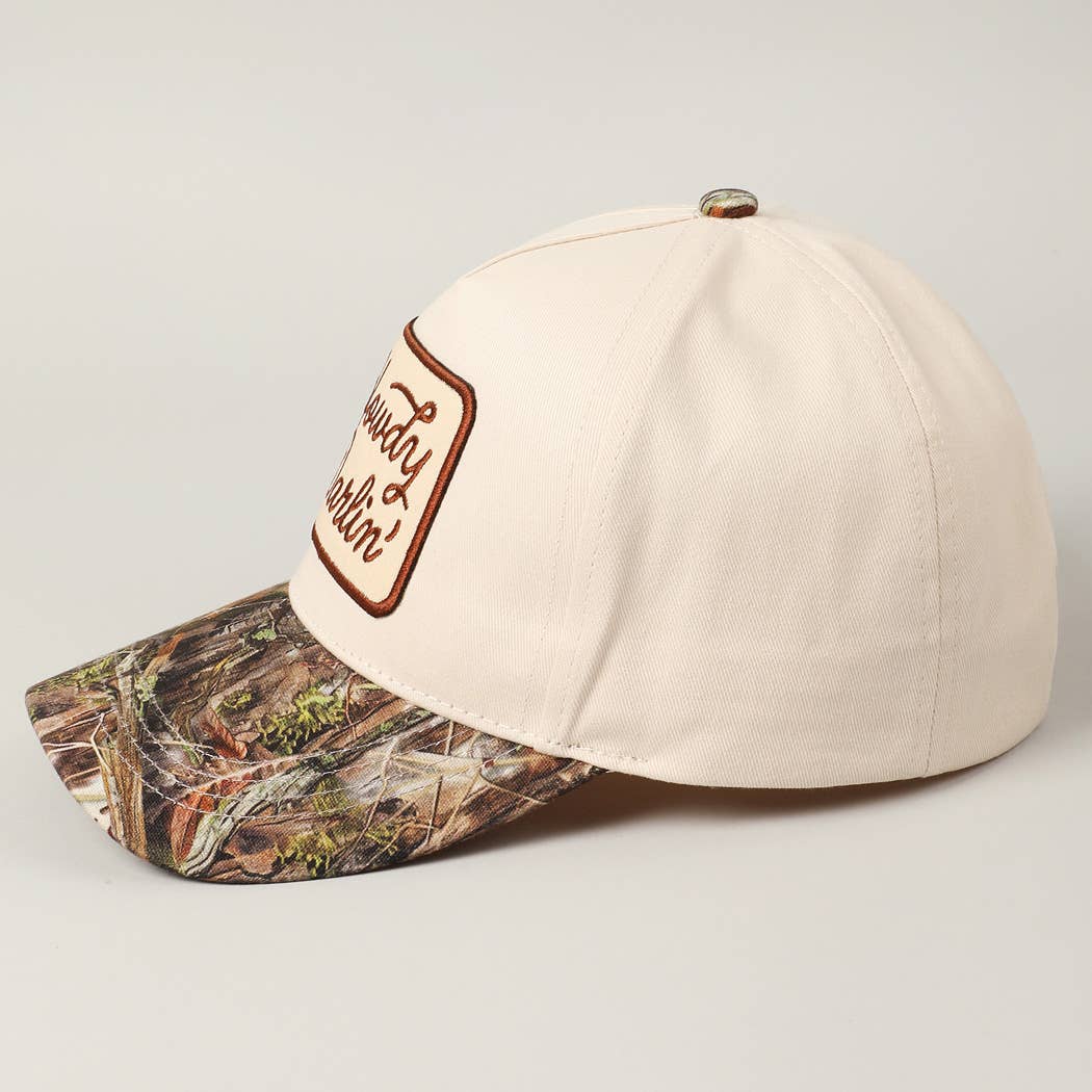 Howdy Darlin' Embroidery Patch Realtree Cap: CAMO / ONE SIZE