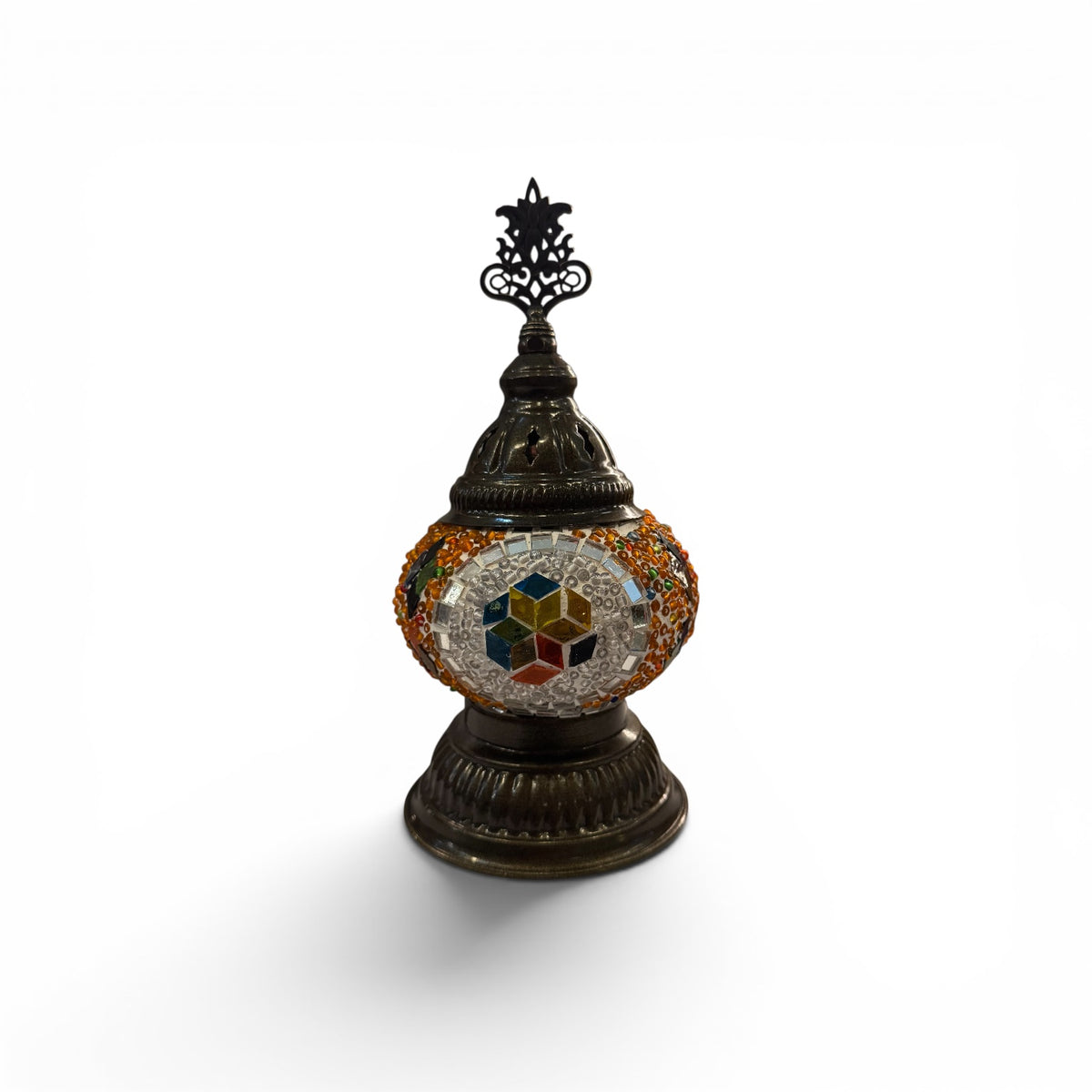 3” Turkish Table Lamp Orange